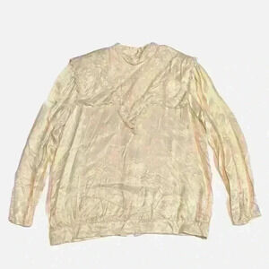 Vintage Jessica's Gunnies Gunne Sax Blouse Satin Lace Victorian 13